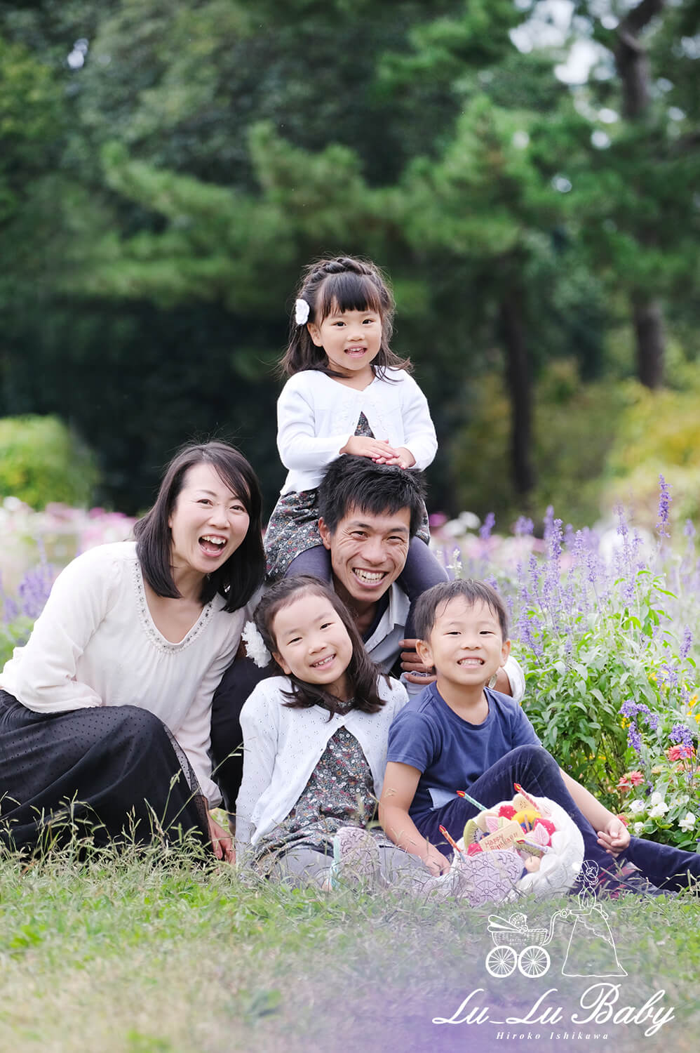 自然の中で親子撮影会