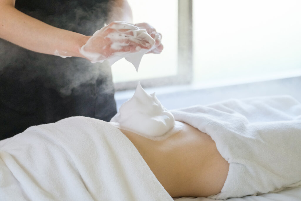 リラクゼーションサロン 　ハヌル 泡ほぐし