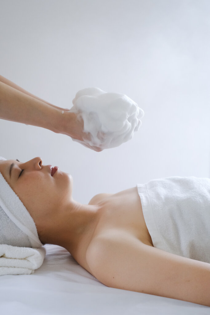 リラクゼーションサロン 　ハヌル 泡ほぐし