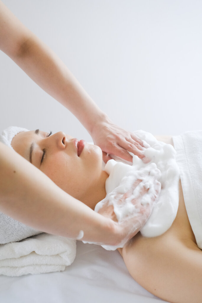 リラクゼーションサロン 　ハヌル 泡ほぐし