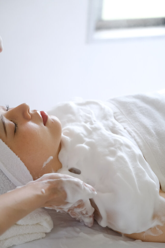 リラクゼーションサロン 　ハヌル 泡ほぐし